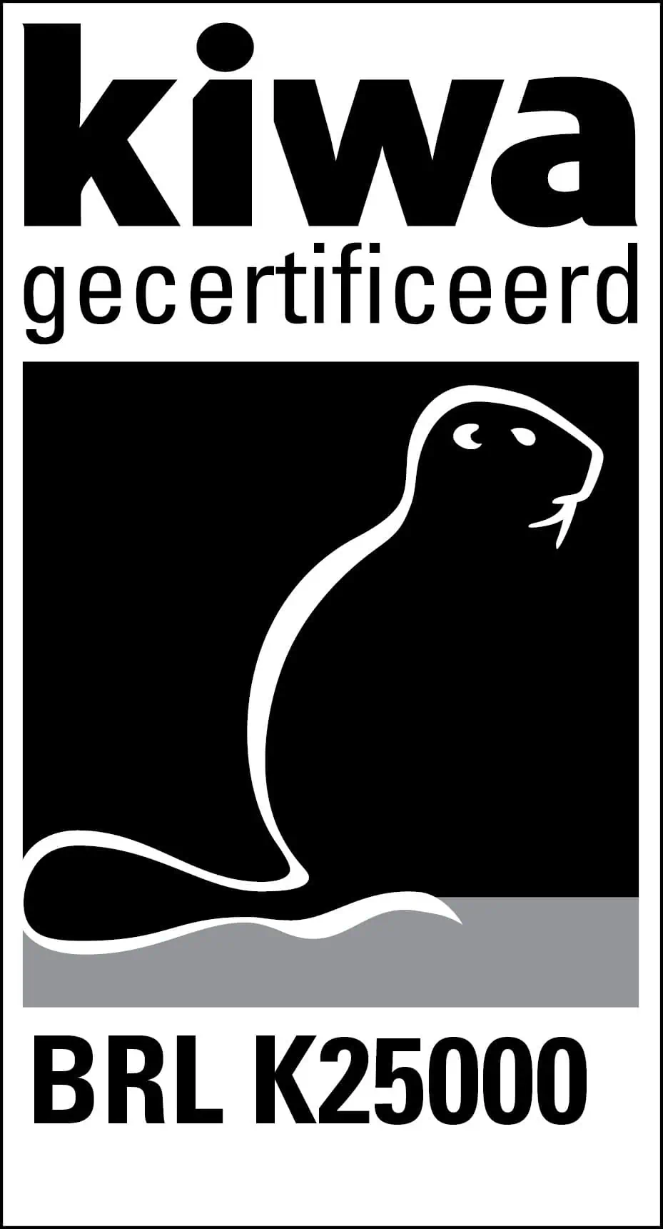 Kiwa BRL 25000 logo NL 1 spoedservice duurzaam verwarmen en riool ontstoppen